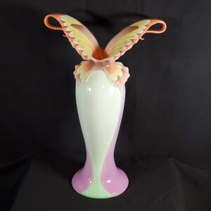 Franz Butterfly Vase Porcelain